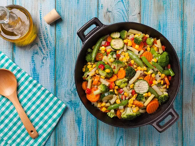 Poêlée de légumes du Sahel